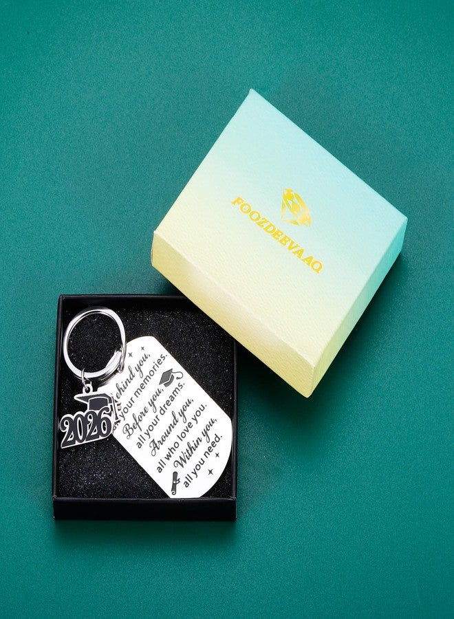 FOOZDEEVAAQ Graduation Gifts for Him Her 2026 Class of 2026 Graduation Gifts Bulk Senior 2026 Gift for Girls Boys Senior Night Seniorr Year Best Gift for High School College Grad Keychain for Women Men Christmas - Image 4